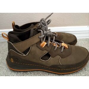 Timberland Womens Timberloop Mid Hiking Hiker Olive Brown Nubuck Boots Size 7.5